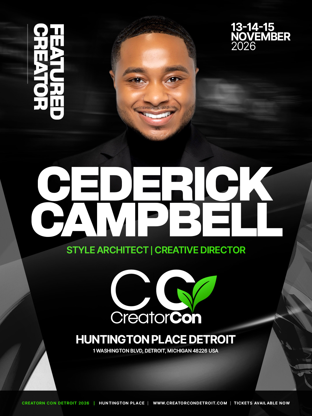 Featured creator Cederick Campbell
