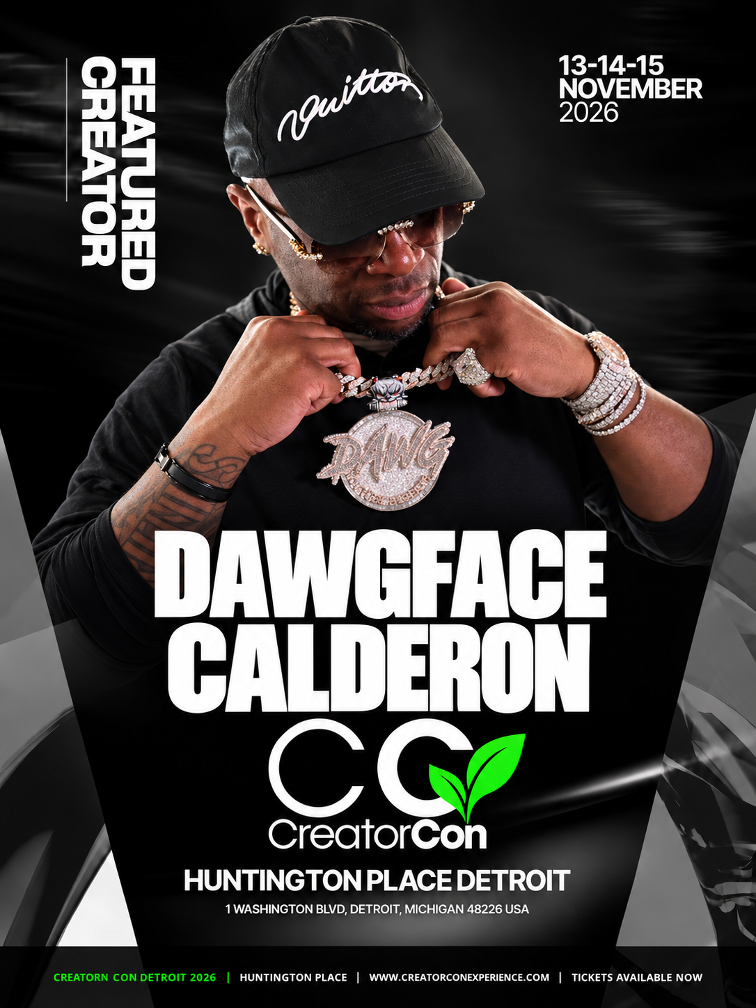 Featured creator Dawgface Calderon
